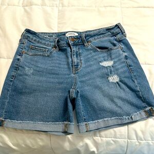 Denim shorts